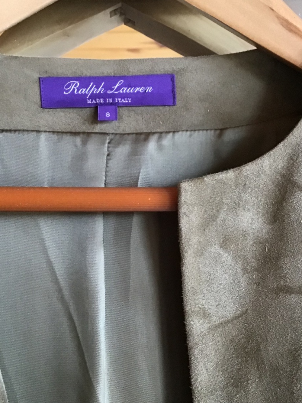 Ralph Lauren Purple Label Suede Coat Jacket